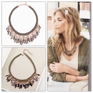 Stella & Dot Bora fringe necklace, like new